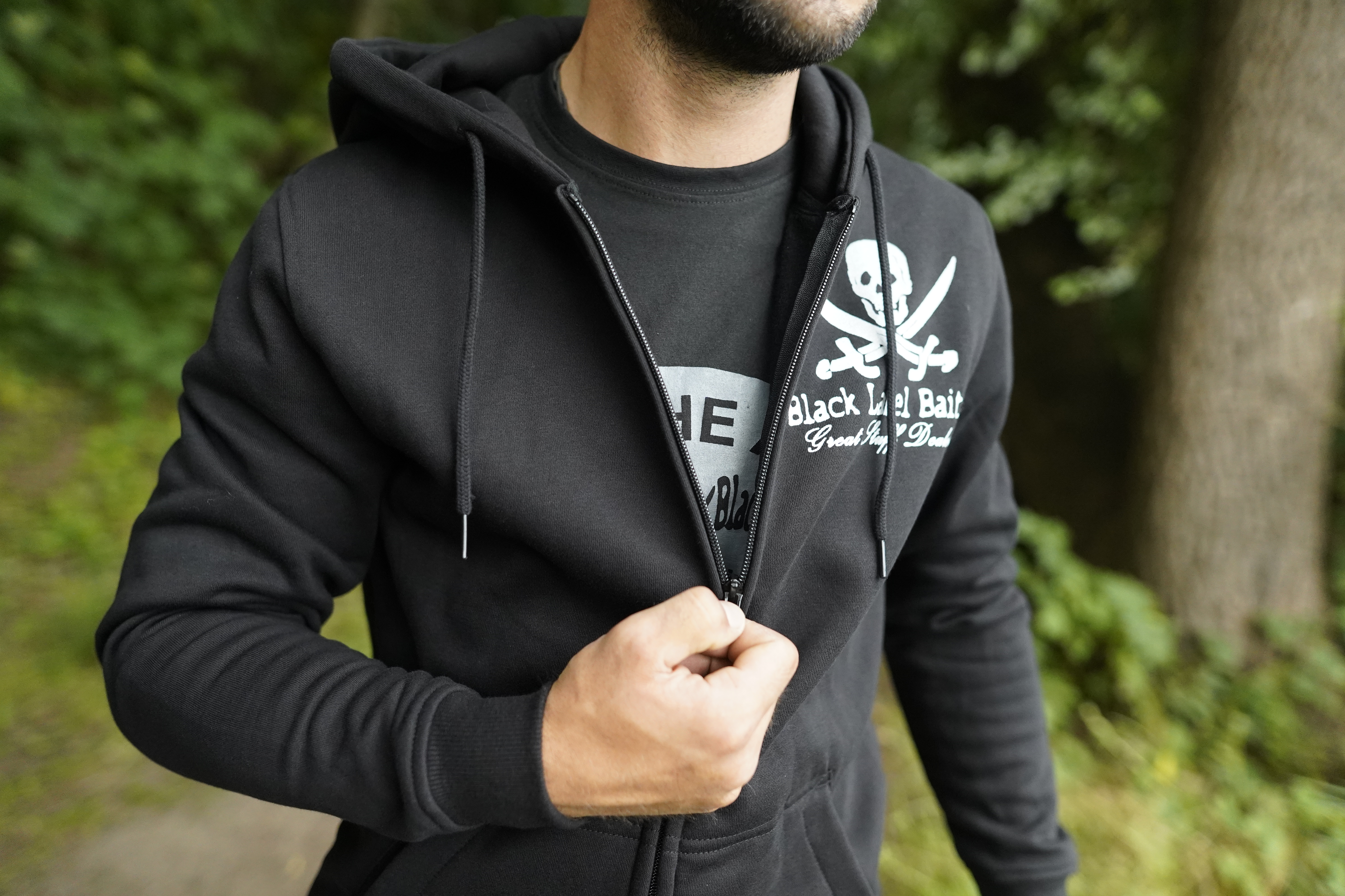 BLB Zip Up Hoodie - schwarz