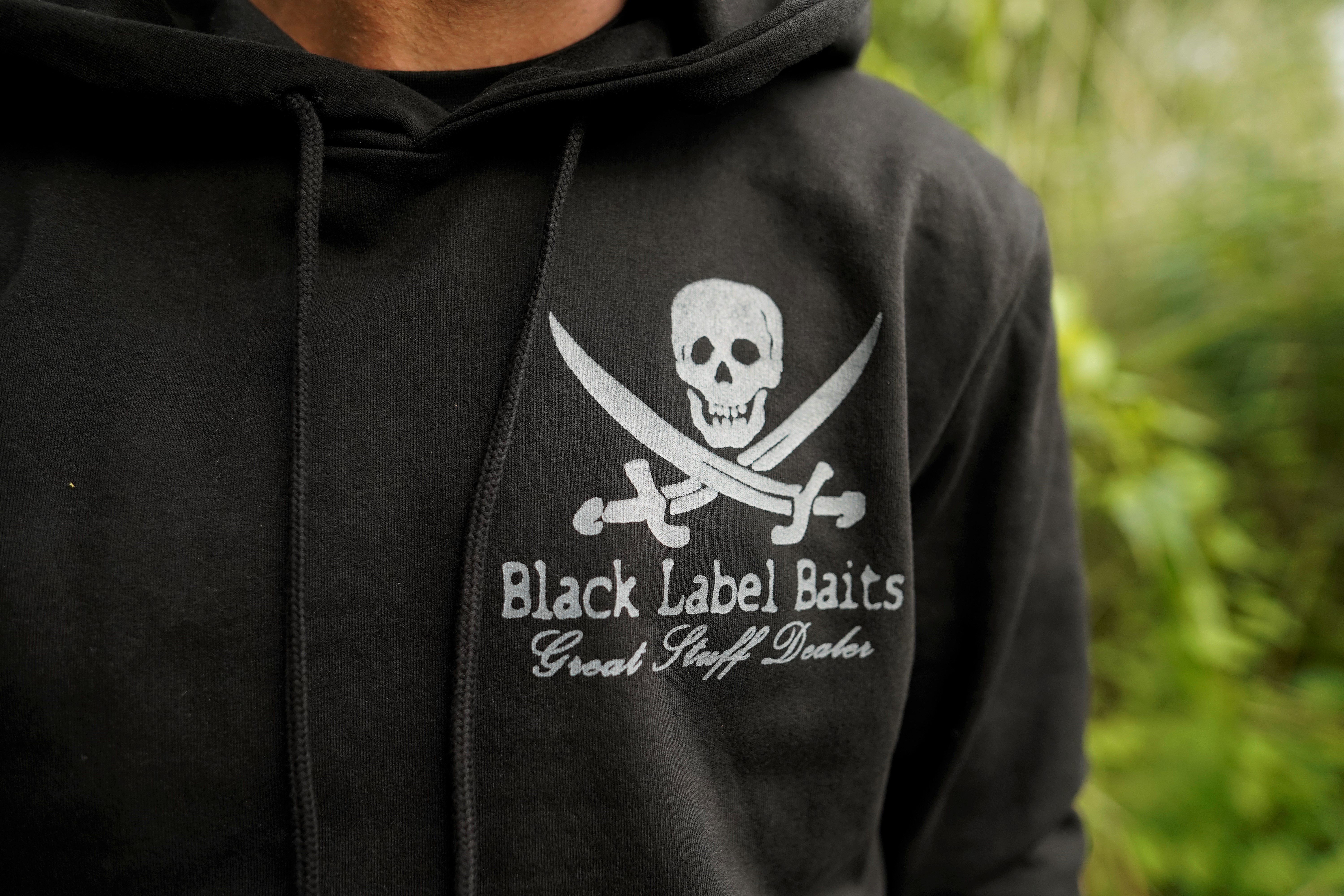 BLB Logo Hoodie - schwarz mit grauem Aufdruck