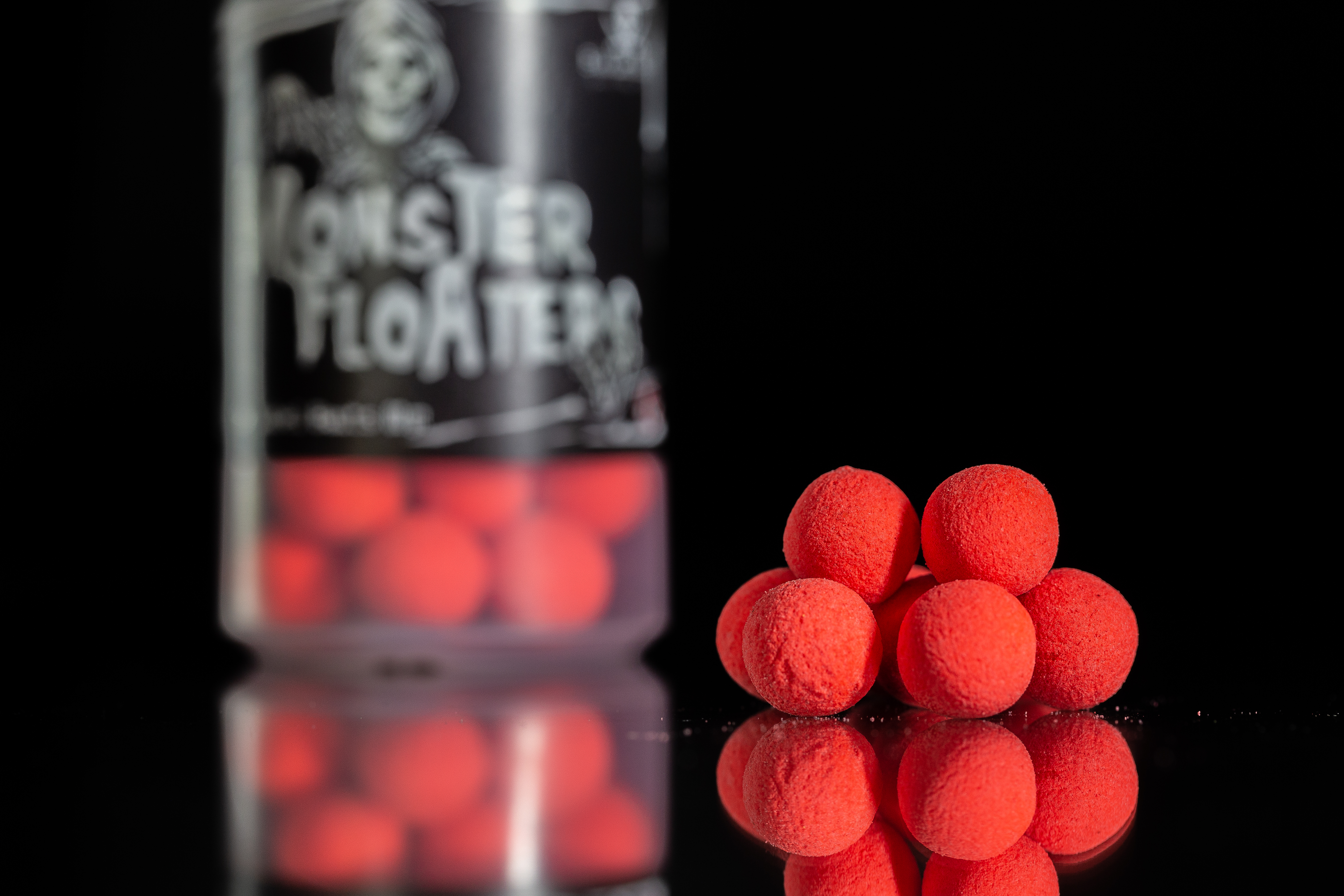 Monster Floater  - neonrot - 12mm