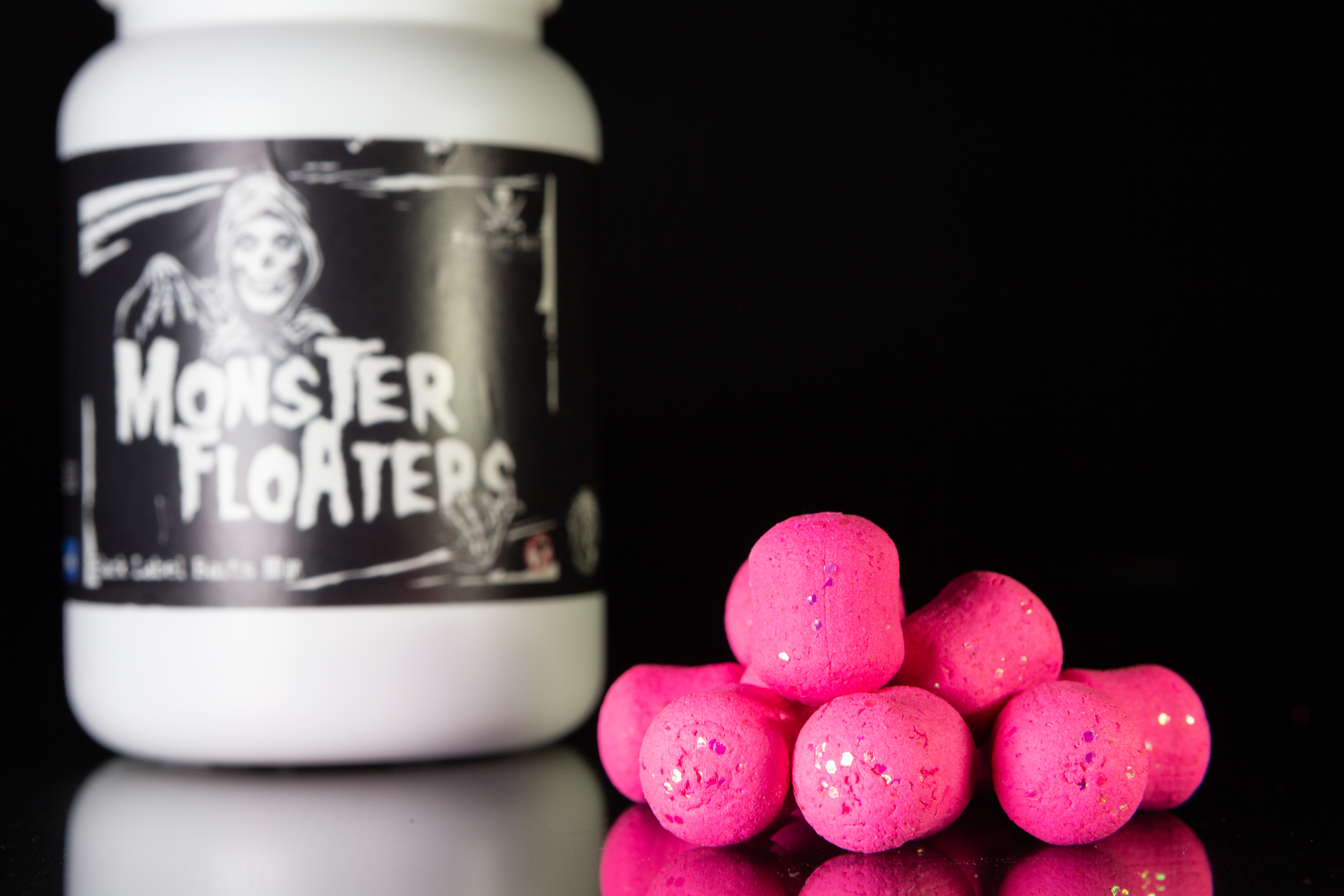 Mini UV- Dumbells - pink glitter