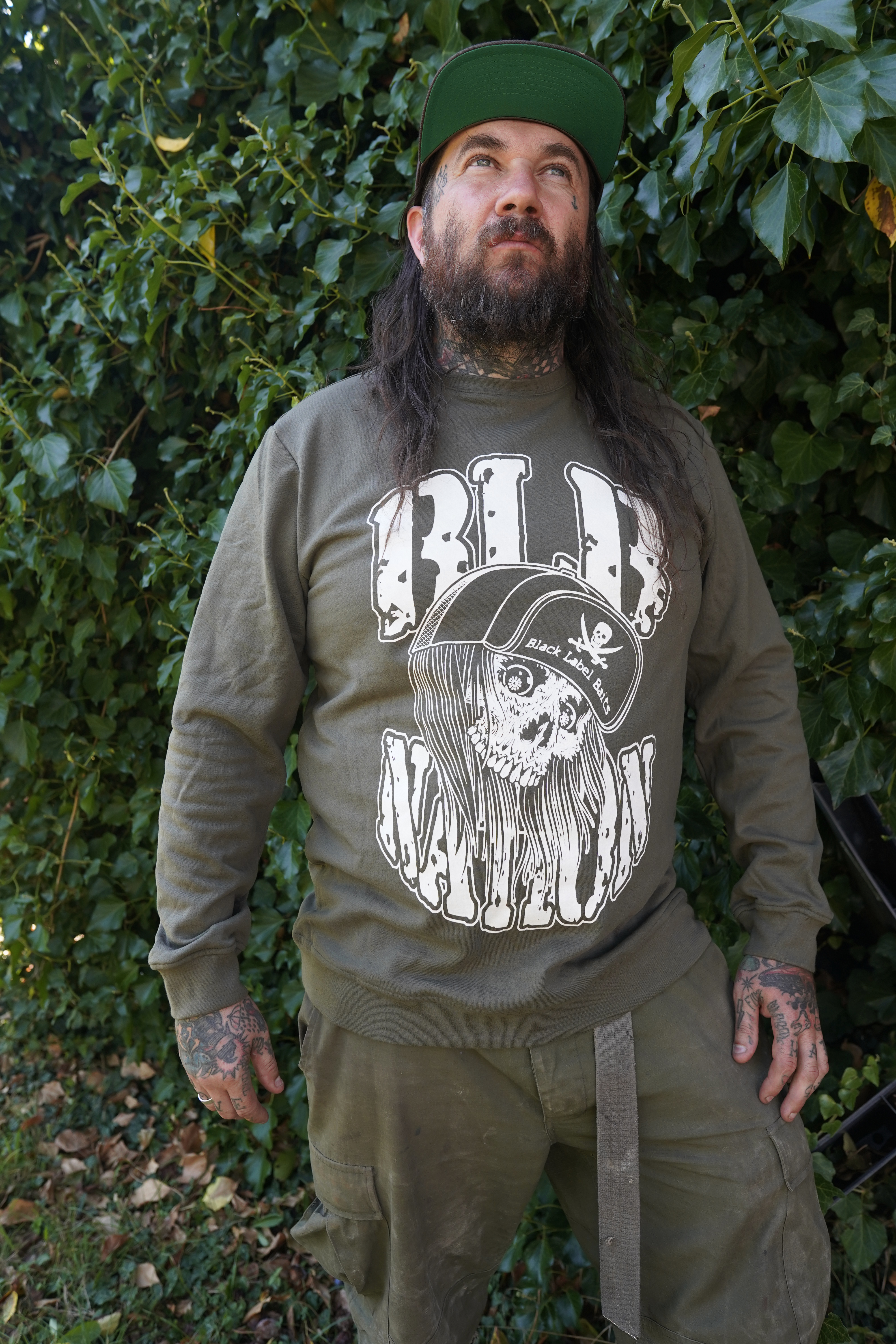 BLB Nation Pullover - olive